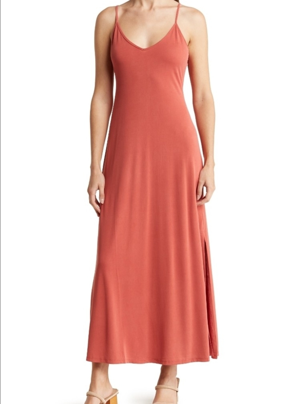 NWT Lush Strappy Maxi Dress L